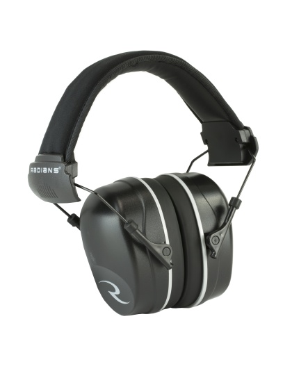 Radians R2500, Earmuff, Black, NRR 34db When Dual Protection is Used , Includes Set of Foam Ear Plugs