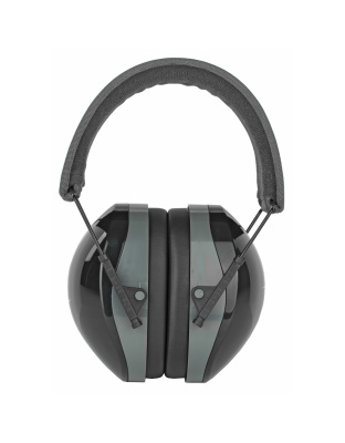Radians Folding Terminator Earmuff, Black, NRR 29