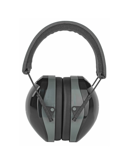 Radians Folding Terminator Earmuff, Black, NRR 29