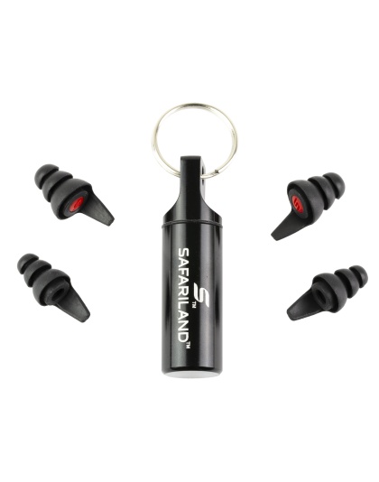 Safariland Ear Plug, Black, Rubber, Direct Replacement For SKU SLTCI-IMPULSE-HP-1-0