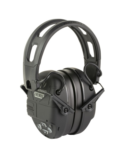 Walker's Firemax, Bluetooth Electronic Earmuff, Black, Includes USB-C Charging Cable