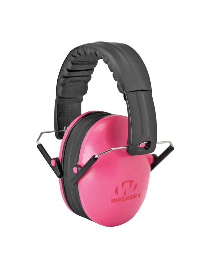 Walker's Passive Compact Ear Muffs, Pink, Will Not Fit Adults - Ideal For Smaller Heads