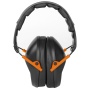 Walker's Passive, Folding Earmuff, Black/Orange, 1 Pair