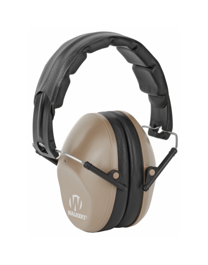 Walker's Passive Low Profile Ear Muffs, Flat Dark Earth