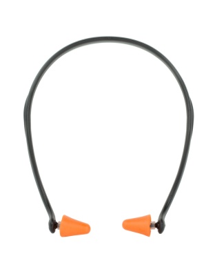 Walker's Protek Neckband, Ear Plugs, Black, 1 Pair