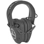 Walker's Razor, Freedom Slim Electronic Earmuff, Keep Calm Carry On Logo, Two Hi-Gain Omnidirectional Microphones, Low Noise/Frequency Tuned for Natural Sound Clarity, Hi-Def Sound Output w/ Audio Input Jack