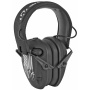Walker's Razor, Freedom Slim Electronic Earmuff, US Flag Logo, Two Hi-Gain Omnidirectional Microphones, Low Noise/Frequency Tuned for Natural Sound Clarity, Hi-Def Sound Output w/ Audio Input Jack