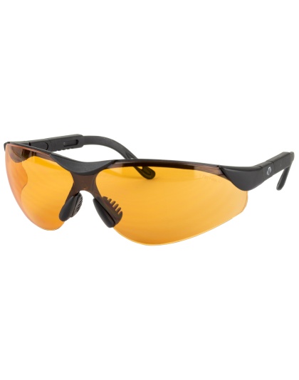 Walker's Elite, Shooting Glasses, 5 Position Adjustment, Polycarbonate Lenses, Amber, One Pair