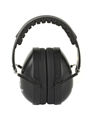 Walker's Compact and Women Folding Earmuff, Black, 1 Pair, Will Not Fit Adults - Ideal For Smaller Heads