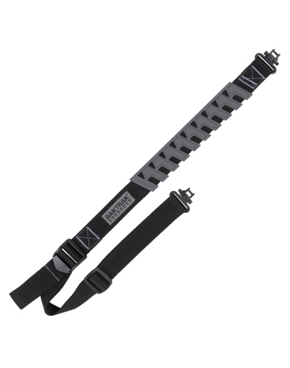 Allen Company TRAK Web Sling, Molded BAKTRAK Pad, Matte Finish, Black, Includes Sling Swivels