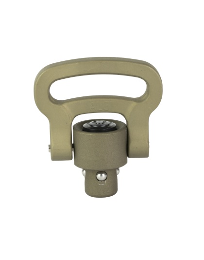 ALG Defense Swivel, Desert Dirt Color, Forged from 7075 T6 Aluminum, Quick Detach Swivel