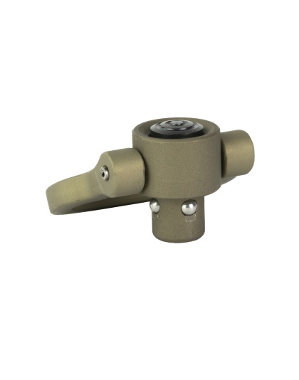 ALG Defense Swivel, Desert Dirt Color, Forged from 7075 T6 Aluminum, Quick Detach Swivel