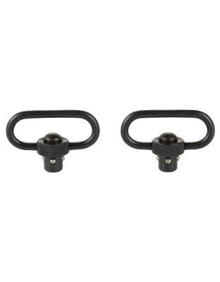 Allen Company QD Sling Swivel, 2 Pack, 1.25", Black