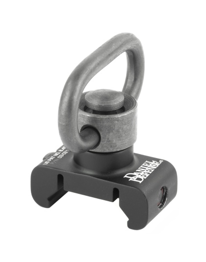 Daniel Defense Rail Mount Quick Detach Swivel Attachment Point, Fits Picatinny Rail, Black Finish