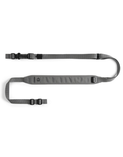 Edgar Sherman Design ESD Sling, Padded, 2-Point Combat Sling, 1", Matte Finish, Wolf Gray, 20+ Inches of Adjustment, Mounting Hardware not Included