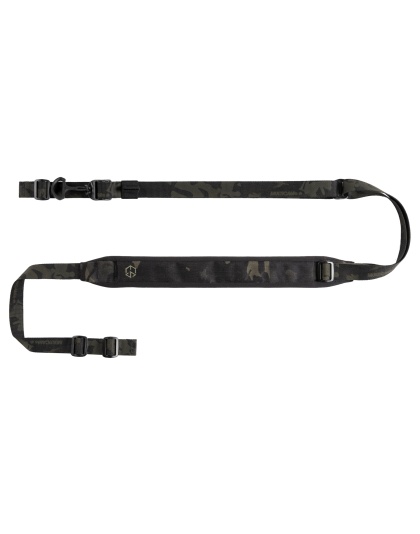Edgar Sherman Design ESD Sling, Padded, 2-Point Combat Sling, 1", Matte, Multicam Black, 20+ Inches of Adjustment, Mounting Hardware not Included