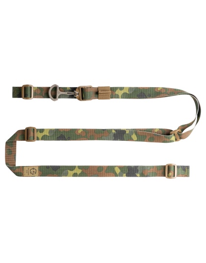 Edgar Sherman Design ESD Sling, 2-Point Combat Sling, 1", Matte, Flecktarn, 20+ Inches of Adjustment, Mounting Hardware Not Included