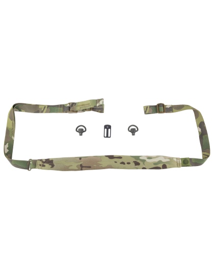 GBRS Group Second Best Sling Bundle, 40" Adjustable Front End, 20" Adjustable Back End, 16" Minimalist Neck Pad, Multicam, Includes Black Triglide and D-Loop