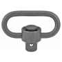 GrovTec Heavy Duty 1.5" Push Button Swivel, Manganese Finish, Single