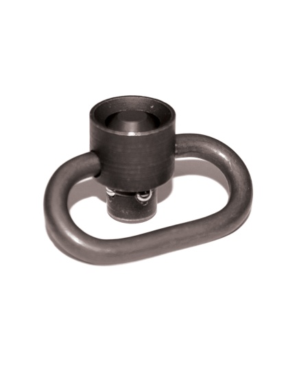 Midwest Industries Heavy Duty Flush Button Quick Detach Sling Swivel, Black