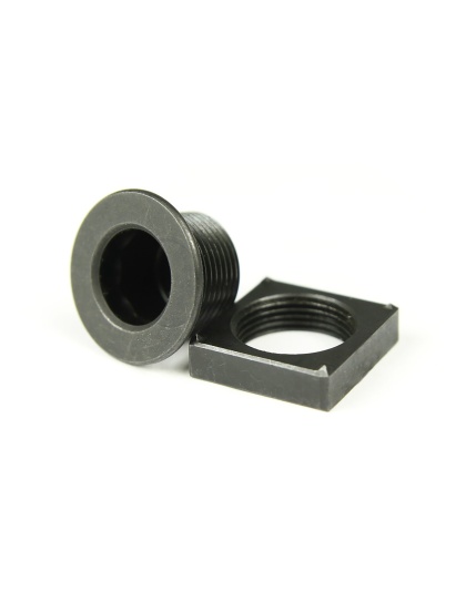 Noveske Quick Detach Mount, Fits Plastic Stocks and Handguards, Steel QD Mount and Nut, Black Finish, 4 Position, Rotation Limited