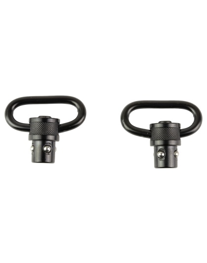 Quake Claw QD Flush Cup Swivel, 2 Pack, Steel Construction, Black
