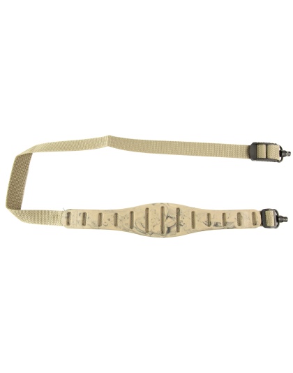 Quake Claw Contour, 2 Point Rifle Sling, Sand Camo, Includes QD Flush Cup Swivels