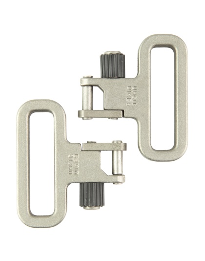 Uncle Mike's Mil-Spec QD SS MIM Swivel, 1.25", Gray