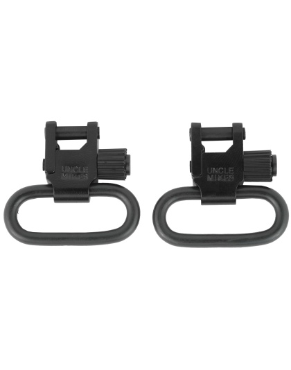 Uncle Mike's QD 115 RGS Swivel, 1", Wood Screw, Black