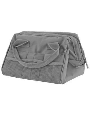 Bulldog Cases Tactical Ammo & Accessories Bag, Seal Gray, Medium