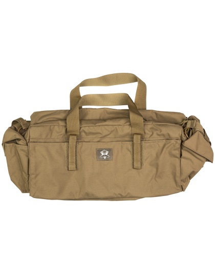 Grey Ghost Gear Transport Bag, Ideal Size for Storing in a Vehicle, the Main Compartment has Ample Room for a Handgun or Even a Folded PDW/SBR, 11"H X 22"W X 5"D, Coyote Brown