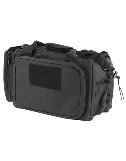 NcSTAR Competition Range Bag, Nylon, Black, Exterior PALS/ MOLLE Webbing, Includes Shoulder Strap & Brass Bag