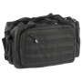 NcSTAR Competition Range Bag, Nylon, Black, Exterior PALS/ MOLLE Webbing, Includes Shoulder Strap & Brass Bag