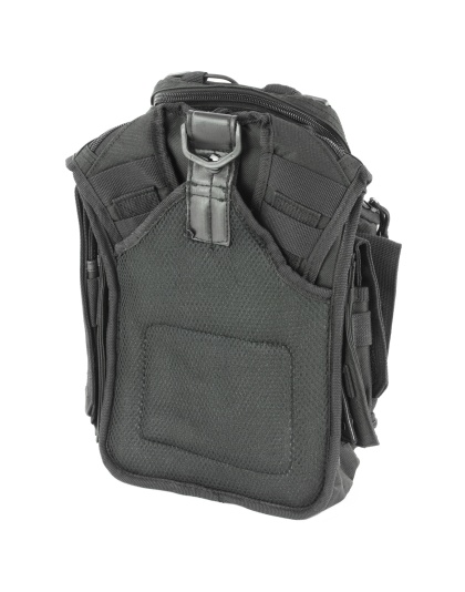 NcSTAR First Responder Utility Bag, Nylon, Black, MOLLE / PALS Webbing, Rear Concealed Carry Pocket, Shoulder Strap