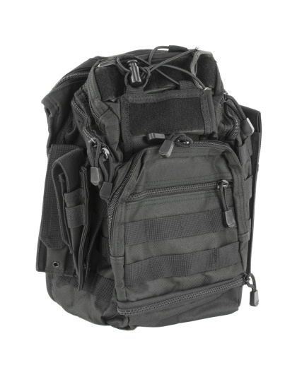 NcSTAR First Responder Utility Bag, Nylon, Black, MOLLE / PALS Webbing, Rear Concealed Carry Pocket, Shoulder Strap