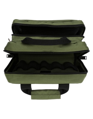US PeaceKeeper Micro Mini Range Bag, 10.5"x7.5"x3", Ripstop Nylon and 1000 Denier Nylon, Olive Drab Green