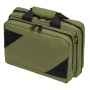US PeaceKeeper Macro Mini Range Bag, 13.5"x9.5"x3", Ripstop Nylon and 1000 Denier Nylon, Olive Drab Green