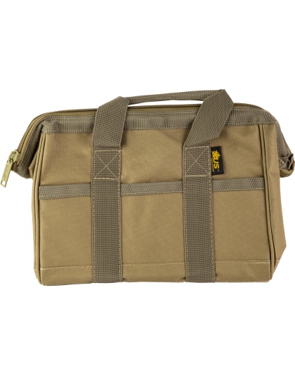 US PeaceKeeper Ammo Bag, Range Bag, 12"x9"x7", 600 Denier Polyester, Tan