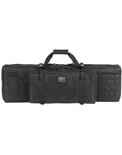 Bulldog Cases Standard Tactical Rifle Case, Fits Single Rifle, 38" Soft Case, Shoulder Strap, Large Front Pocket, Black