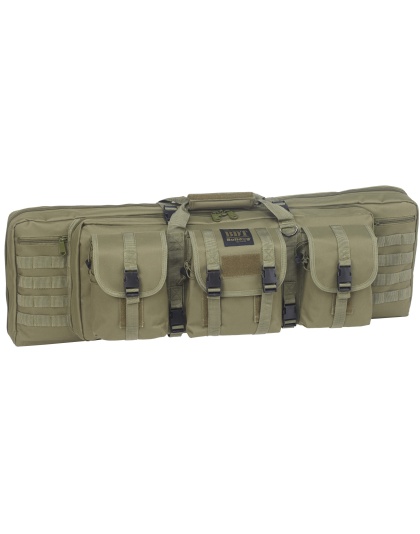 Bulldog Cases Tactical Double Rifle Case, Green, 37"