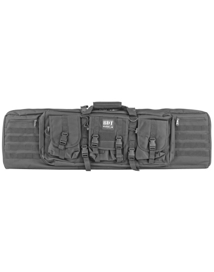 Bulldog Cases Tactical, Double Rifle Case, Black, Nylon, 43"