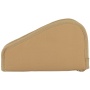 Bulldog Cases Deluxe Pistol Case w/ Pocket and Sleeve, Tan, 12"x6"
