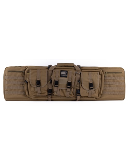 Bulldog Cases Tactical, Double Rifle Case, Tan, Nylon, 43"