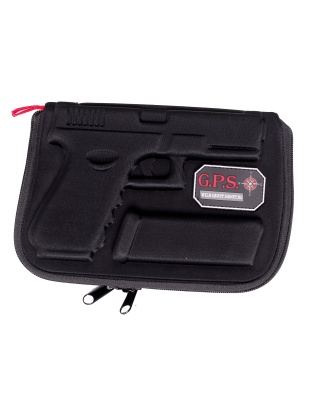 GPS Molded, Pistol Case, Black, Soft, Fits Glock