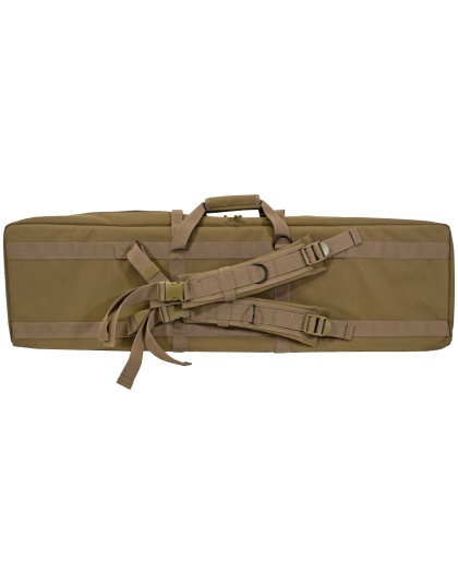 GPS Tactical Double Rifle Case, Flat Dark Earth, 42", 600 Denier Polyester