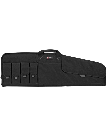 GPS Tactical Single Rifle Case, Black, 42", 600 Denier Polyester