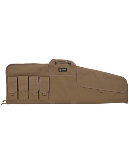 GPS Tactical Single Rifle Case, Flat Dark Earth, 42", 600 Denier Polyester