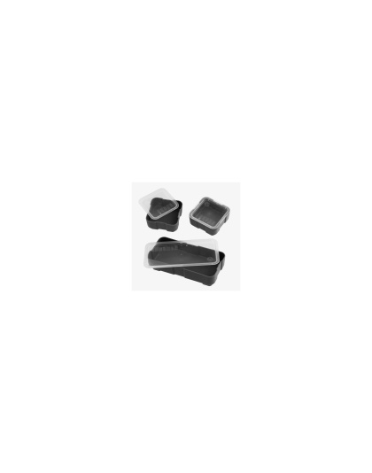 Magpul Industries DAKA Bins, 2X2 and 2X4 Set, Compatible with DAKA GRID Organizer Panels, 2X2 Measures 3.2"x3.2"x1.3" and 2X4 Measures 3.2"x6.9"x1.3" Internal, Matte Finish, Black, (1)-2X4 Bin and (2)-2X2 Bins Included
