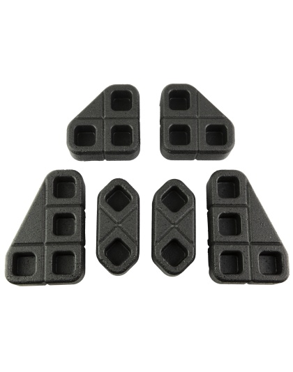 Magpul Industries DAKA, Angled Block Kit, Black, Includes (2) 45/90 Angled Blocks, (2) 30/60 Blocks, (1) Right and Left Blocks, (2) 45 Double Blocks
