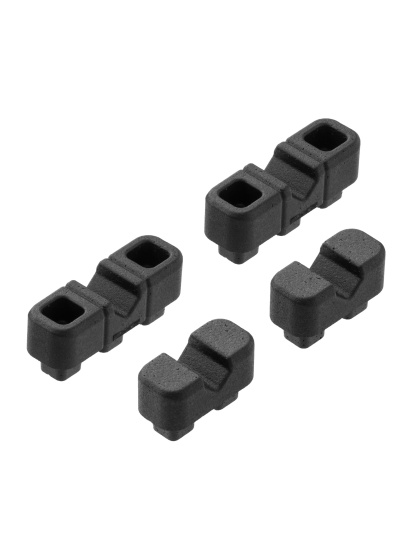 Magpul Industries DAKA, Angled Block Kit, Black, Includes (2) Double V-Blocks and (2) Triple V-Blocks